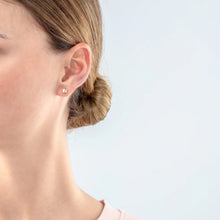 Load image into Gallery viewer, Coeur De Lion Brilliant Square Earrings - Crystal Gold