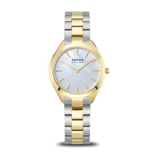 Load image into Gallery viewer, Bering Ladies Solar Watch Mother of Pearl Face