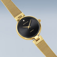 Load image into Gallery viewer, Bering Watch - Ladies Gold Plate with Diamond