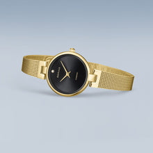 Load image into Gallery viewer, Bering Watch - Ladies Gold Plate with Diamond