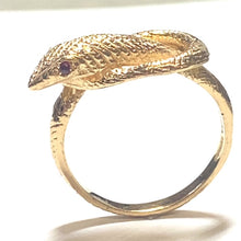 Load image into Gallery viewer, Secondhand 9ct Gold Snake Ring
