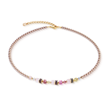 Load image into Gallery viewer, Coeur De Lion The Princess Rose Glow Gold Necklace