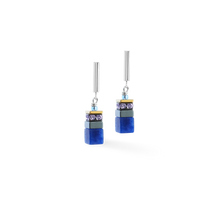 Load image into Gallery viewer, Coeur De Lion Earrings - GeoCUBE Blue Moon