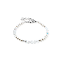 Load image into Gallery viewer, Coeur De Lion Princess Rhythm Silver-White Bracelet