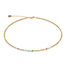Load image into Gallery viewer, Coeur De Lion Faceted Golden Crystal Necklace