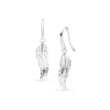 Load image into Gallery viewer, Kit Heath Feather Wisp Drop Earrings