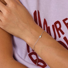 Load image into Gallery viewer, Kit Heath Desire Kiss Mini Heart Ball Chain Bracelet