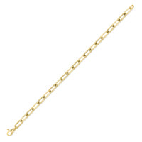 9ct Gold Oblong Link Bracelet
