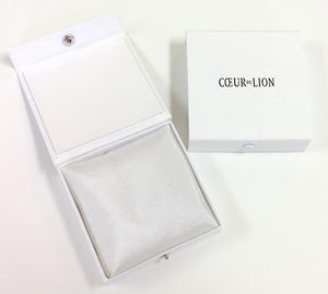 Coeur De Lion Geo-Cube Earrings - Grey Gold