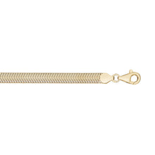 Load image into Gallery viewer, 9ct Gold Flat Snake Bracelet