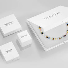Load image into Gallery viewer, Coeur De Lion Brilliant Square Earrings - Crystal Gold