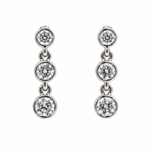 Load image into Gallery viewer, Secondhand Diamond Drop Earrings