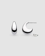 Load image into Gallery viewer, Kit Heath Coast Pebble Smooth Grande Hoop Earrings