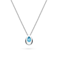 Load image into Gallery viewer, Kit Heath Coast Pebble Blue Swiss Blue Topaz Necklace