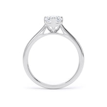 Load image into Gallery viewer, Platinum Pear Cut Lab Grown Diamond Ring - 1.00ct