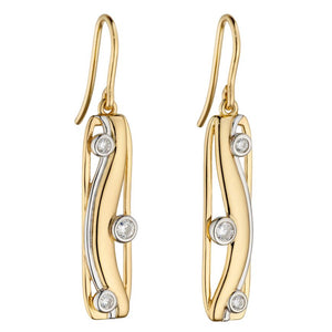 Fiorelli Gold Plated Oblong Earrings