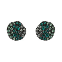 Load image into Gallery viewer, Fiorelli Nano Crystal Green Pave Studs