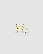 Load image into Gallery viewer, Glint Golden Two-Tone Stud Earrings