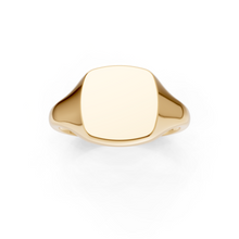 Load image into Gallery viewer, 9ct Gold Cushion Signet Ring - Medium