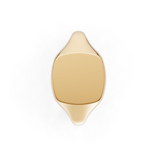 Load image into Gallery viewer, 9ct Gold Cushion Signet Ring - Medium