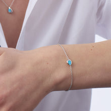 Load image into Gallery viewer, Kit Heath Coast Pebble Blue Synthetic Opal Slider Bracelet