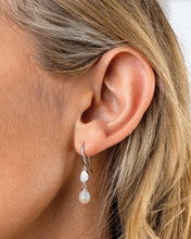 Load image into Gallery viewer, Kit Heath Coast Pebble Glisten Pavé Pearl Drop Earrings