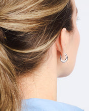Load image into Gallery viewer, Kit Heath Coast Pebble Smooth Hoop Earrings