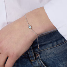 Load image into Gallery viewer, Kit Heath Coast Pebble Blue Topaz Slider Bracelet