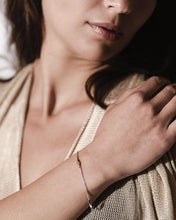 Load image into Gallery viewer, Kit Heath Glint Golden Two Tone Station Bracelet