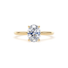 Load image into Gallery viewer, 18ct Yellow Gold Oval Lab Grown Diamond Ring - 1.50ct