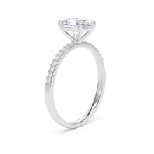 Load image into Gallery viewer, Platinum Oval Lab Grown Diamond Ring - 1.00ct