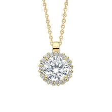 Load image into Gallery viewer, Diamonfire Halo Pendant.