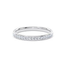 Load image into Gallery viewer, Platinum Princess Cut Diamond Eternity Ring 0.26CT