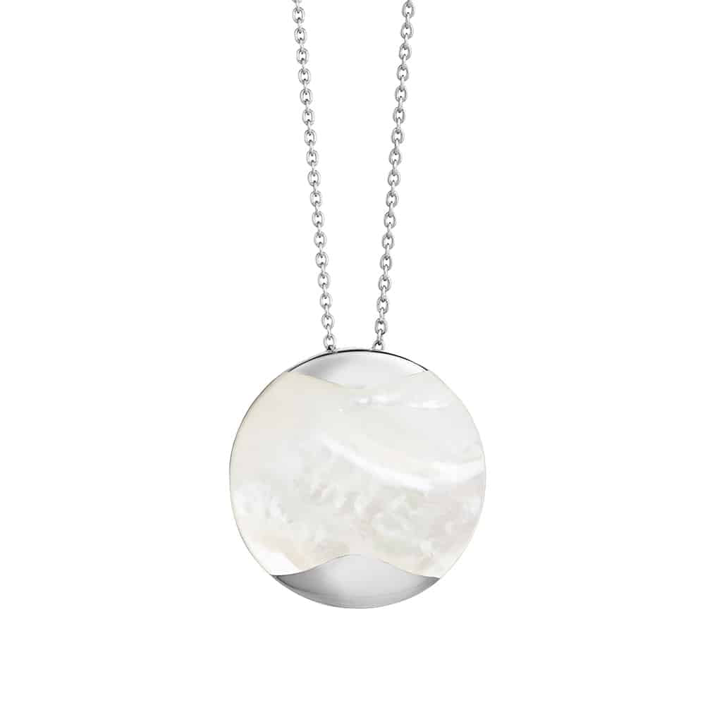 Jersey Pearl Dune Large Mother of Pearl Necklace