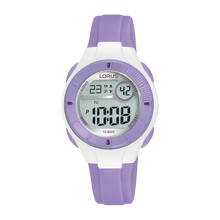 Load image into Gallery viewer, Lorus watch - Purple Silicone Digital Sports