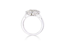 Load image into Gallery viewer, 14ct White Gold Diamond Daisy Cluster Ring
