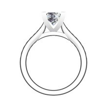 Load image into Gallery viewer, 18ct White Gold Princess Cut Diamond Ring - 0.55ct