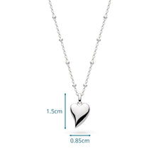 Load image into Gallery viewer, Kit Heath Desire Kiss Midi Heart Ball Chain Necklace