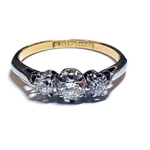 Load image into Gallery viewer, Secondhand Diamond Trilogy Ring