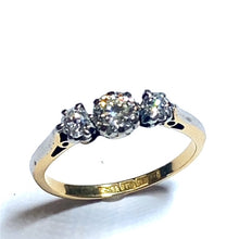 Load image into Gallery viewer, Secondhand Diamond Trilogy Ring