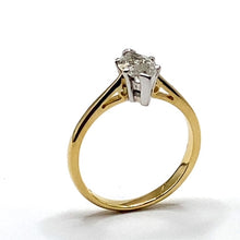 Load image into Gallery viewer, 18ct Gold Marquise Solitaire Diamond Ring 0.71ct