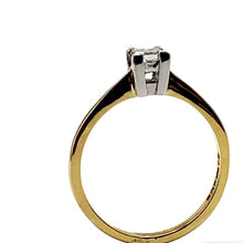 Load image into Gallery viewer, 18ct Gold Princess Cut Diamond Solitaire Ring - 0.30ct