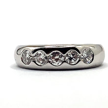 Load image into Gallery viewer, 18ct White Gold Diamond Band Ring
