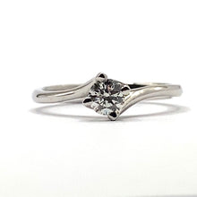 Load image into Gallery viewer, 18ct White Gold Diamond Solitaire Ring - 0.30ct