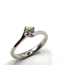 Load image into Gallery viewer, 18ct White Gold Diamond Solitaire Ring - 0.30ct
