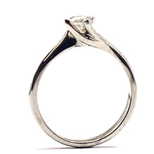 Load image into Gallery viewer, 18ct White Gold Diamond Solitaire Ring - 0.30ct