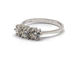 Load image into Gallery viewer, 18ct White Gold Diamond Trilogy Ring - 1.00ct