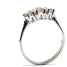 Load image into Gallery viewer, 18ct White Gold Diamond Trilogy Ring - 1.00ct