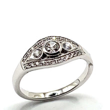 Load image into Gallery viewer, 18ct White Gold Diamond Deco Style Ring