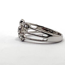 Load image into Gallery viewer, 18ct White Gold Diamond Bubble Ring